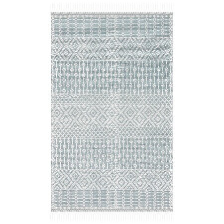 Safavieh 3 x 5 ft. Natura Hand Loomed Rectangle Area Rug, Green NAT852Y-3